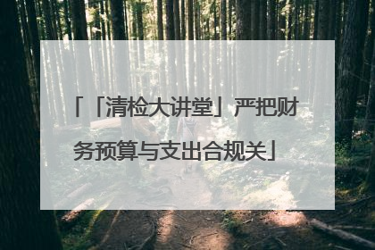 「清检大讲堂」严把财务预算与支出合规关