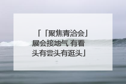 「聚焦青洽会」展会接地气 有看头有尝头有逛头