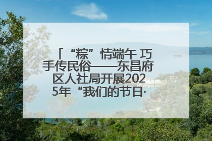 “粽”情端午 巧手传民俗——东昌府区人社局开展2025年“我们的节日·端午”包粽子活动