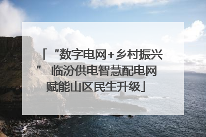 “数字电网+乡村振兴” 临汾供电智慧配电网赋能山区民生升级