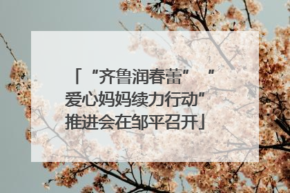 “齐鲁润春蕾”“爱心妈妈续力行动”推进会在邹平召开