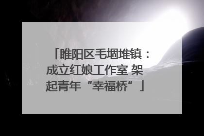 睢阳区毛堌堆镇：成立红娘工作室 架起青年“幸福桥”