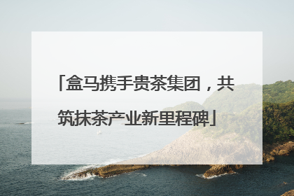 盒马携手贵茶集团，共筑抹茶产业新里程碑