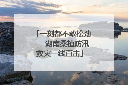 一刻都不敢松劲——湖南桑植防汛救灾一线直击