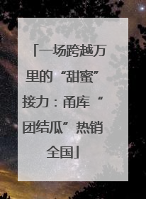 一场跨越万里的“甜蜜”接力：甬库“团结瓜”热销全国