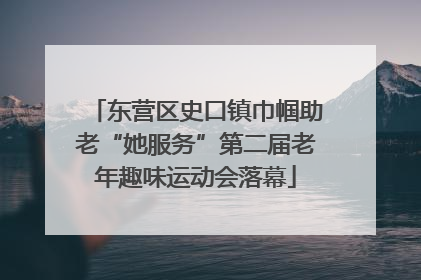 东营区史口镇巾帼助老“她服务”第二届老年趣味运动会落幕