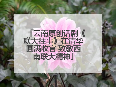 云南原创话剧《联大往事》在清华圆满收官 致敬西南联大精神