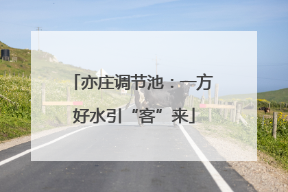 亦庄调节池：一方好水引“客”来