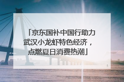 京东国补中国行助力武汉小龙虾特色经济，点燃夏日消费热潮