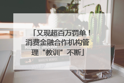 又现超百万罚单！消费金融合作机构管理“教训”不断