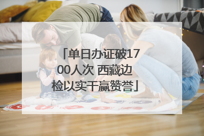单日办证破1700人次 西藏边检以实干赢赞誉