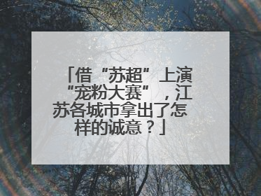 借“苏超”上演“宠粉大赛”，江苏各城市拿出了怎样的诚意？