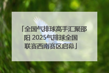 全国气排球高手汇聚邵阳 2025气排球全国联赛西南赛区启幕