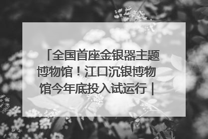 全国首座金银器主题博物馆！江口沉银博物馆今年底投入试运行｜万千气象看四川