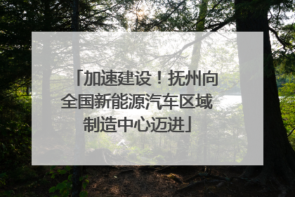 加速建设！抚州向全国新能源汽车区域制造中心迈进