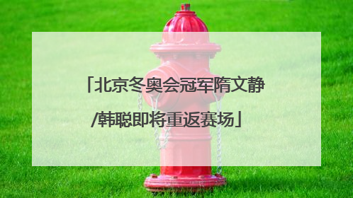 北京冬奥会冠军隋文静/韩聪即将重返赛场