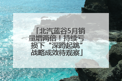 北汽蓝谷5月销量增两倍！持续亏损下“深蹲起跳”战略成效待观察