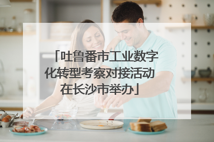 吐鲁番市工业数字化转型考察对接活动在长沙市举办