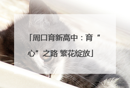 周口育新高中：育“心”之路 繁花绽放