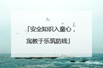 安全知识入童心，寓教于乐筑防线