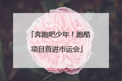 奔跑吧少年！跑酷项目首进市运会