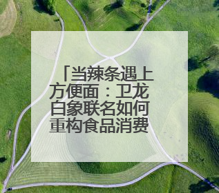 当辣条遇上方便面：卫龙白象联名如何重构食品消费新场景