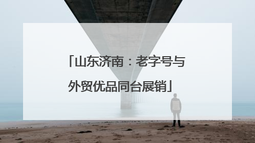 山东济南：老字号与外贸优品同台展销