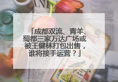 成都双流、青羊、蜀都三家万达广场或被王健林打包出售，谁将接手运营？