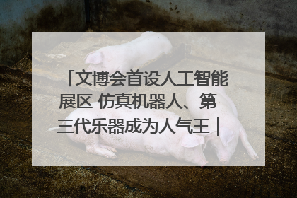 文博会首设人工智能展区 仿真机器人、第三代乐器成为人气王｜文博向“新”