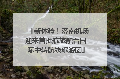 新体验！济南机场迎来首批航旅融合国际中转航线旅游团
