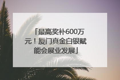 最高奖补600万元！厦门真金白银赋能会展业发展