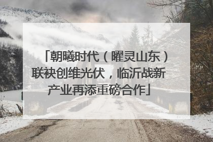 朝曦时代（曜灵山东）联袂创维光伏，临沂战新产业再添重磅合作