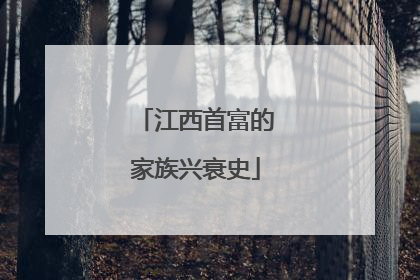 江西首富的家族兴衰史