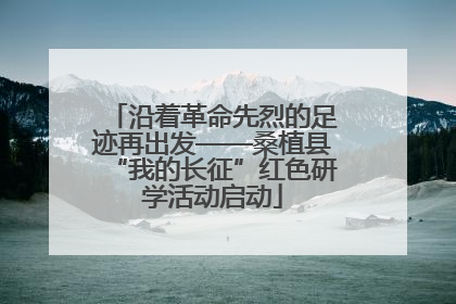 沿着革命先烈的足迹再出发——桑植县“我的长征”红色研学活动启动