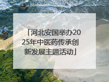 河北安国举办2025年中医药传承创新发展主题活动