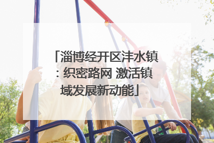 淄博经开区沣水镇：织密路网 激活镇域发展新动能