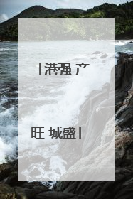 港强 产旺 城盛