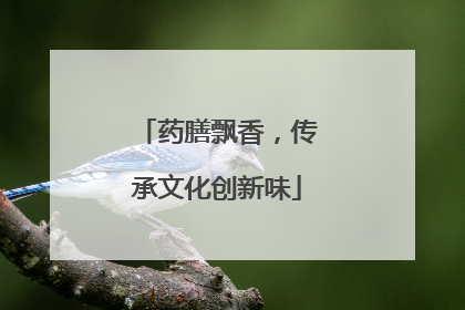 药膳飘香，传承文化创新味