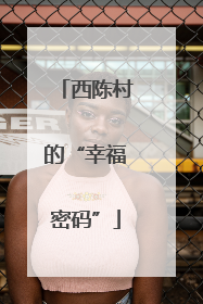 西陈村的“幸福密码”