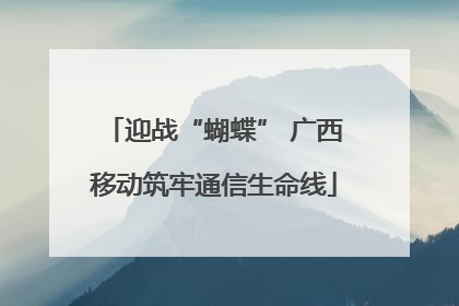 迎战“蝴蝶” 广西移动筑牢通信生命线