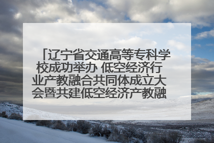 辽宁省交通高等专科学校成功举办 低空经济行业产教融合共同体成立大会暨共建低空经济产教融合新生态论坛