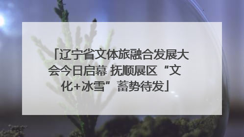辽宁省文体旅融合发展大会今日启幕 抚顺展区“文化+冰雪”蓄势待发