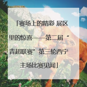赛场上的精彩 展区里的惊喜——第二届“青超联赛”第三轮西宁主场比赛见闻