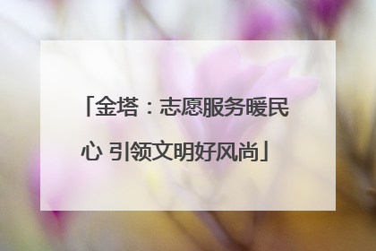 金塔：志愿服务暖民心 引领文明好风尚