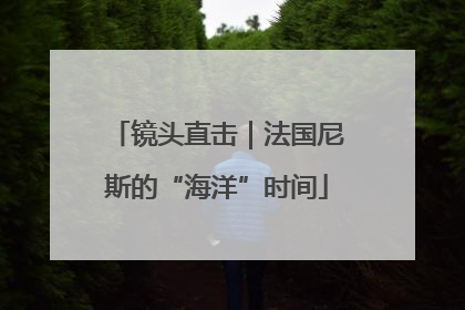 镜头直击｜法国尼斯的“海洋”时间