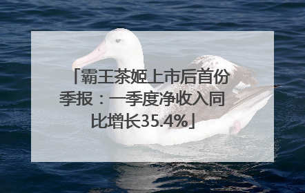 霸王茶姬上市后首份季报：一季度净收入同比增长35.4%