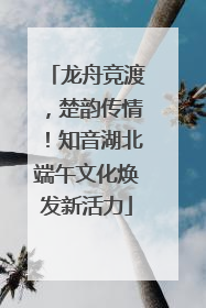 龙舟竞渡，楚韵传情！知音湖北端午文化焕发新活力
