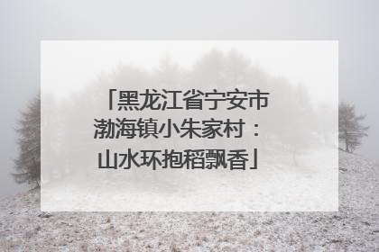 黑龙江省宁安市渤海镇小朱家村：山水环抱稻飘香