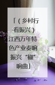 （乡村行·看振兴）江西万年特色产业奏响振兴“椒”响曲