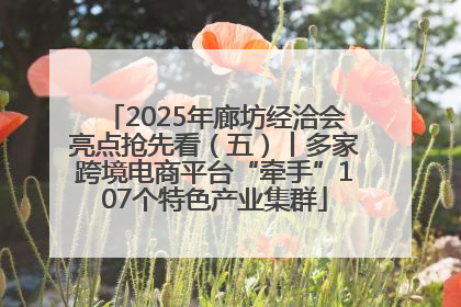 2025年廊坊经洽会亮点抢先看（五）丨多家跨境电商平台“牵手”107个特色产业集群